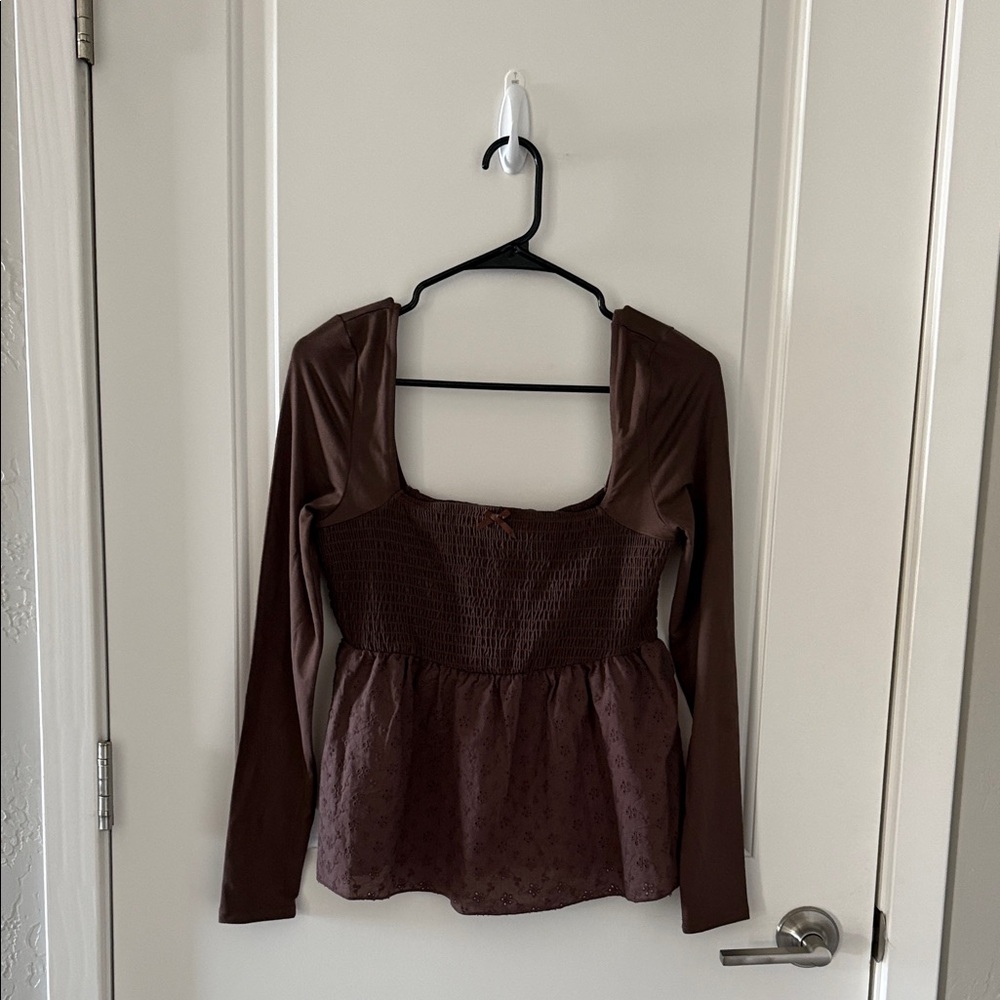 Chic Brown Women's Blouse